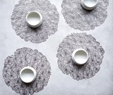 Pressed Daisy Table Mat - Gunmetal