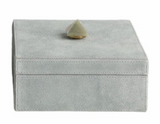 Suede Small Box w/Stone
