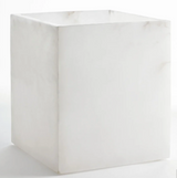 Alabaster Waste Basket
