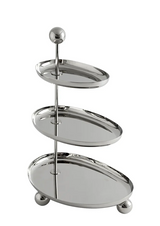 Ellipse 3 Tiered Serving Stand