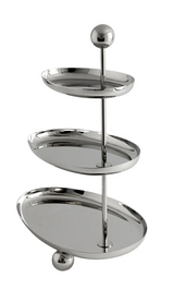 Ellipse 3 Tiered Serving Stand