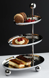 Ellipse 3 Tiered Serving Stand