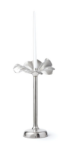 Blossom Platinum Tapered Candle Holder 15.75"