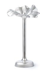 Blossom Platinum Tapered Candle Holder 18.5"