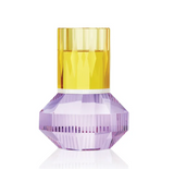 CHICAGO TEALIGHT HOLDERS YELLOW/CLEAR/PURPLE