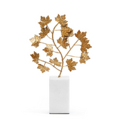 MAPLE BRANCH STATUE, GOLD LEAF