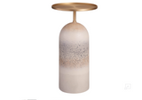 Lorna Martini Table – Ombre Cast Aluminum & Concrete, 12"