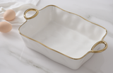 Rectangular Baking Dish - Gold