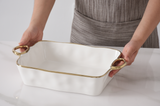 Rectangular Baking Dish - Gold
