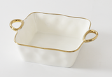 Square Baking Dish - Gold