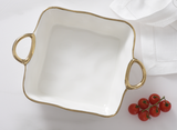 Square Baking Dish - Gold