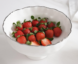 Medium Footed Bowl - Silver