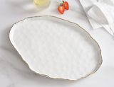 Large Oval Platter - Gold