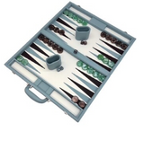 18" Backgammon Set – Faux Leather