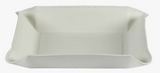Ivory Leather Valet Tray