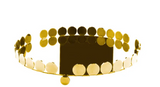Round Gold Plated Tray