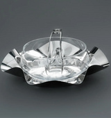 Stainless Steel Salad Bowl W/ Server