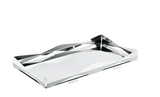 Stainless Steel Tray w/ Mirror Glass