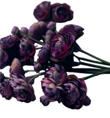 ARTIFICIAL RANUNCULUS BUNCH PURPLE