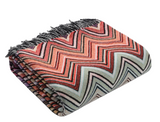 Perseo Throw Orange Multicolor