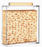 Metalucite Square Matzah Box