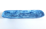 Classical Rectangle Platter - Denim  Swirl