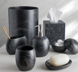Luna Bath Accessories - Black/Mocha