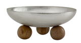 Serving Set Hammered Silver