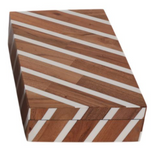 SET OF 3 BROWN BOXES