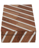 SET OF 3 BROWN BOXES