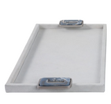 GRAY SUEDE TRAY