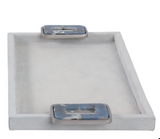 GRAY SUEDE TRAY
