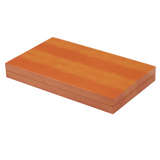 Statement Orange Croc Backgammon Set