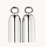 VERTIGO Silver-Plated Salt & Pepper Shaker Set