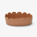 Large Nude Fleur Oval Bowl
