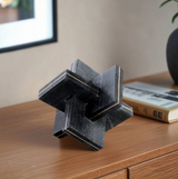 Black Rectangular Marble Knot