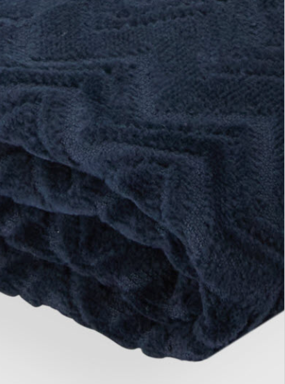 CHALK HAND TOWEL BLUE
