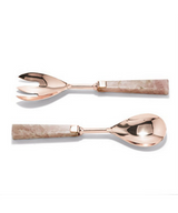 ROSE QUARTZ SALAD UTENSIL SET