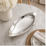Stainless Steel Oval Centerpiece