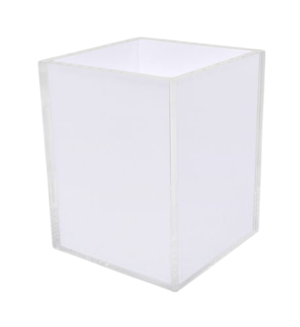 White Waste Basket