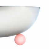 Salad Bowl with Light Pink Feet