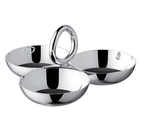 VERTIGO Silver Plated 3- Part Server Large