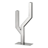 ARBORESCENCE Stainless Steel Candelabra For Two Candles