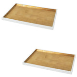 Tray Gold Leaf