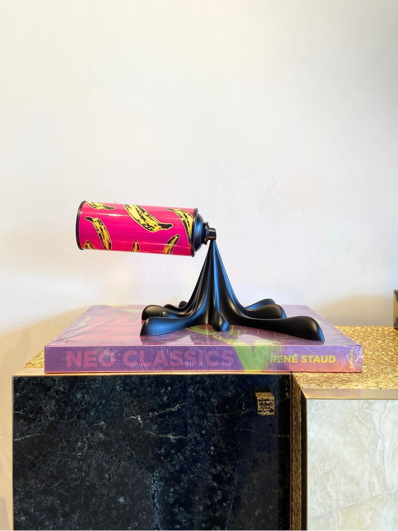 Banana Splash - Spray Can Sculpture