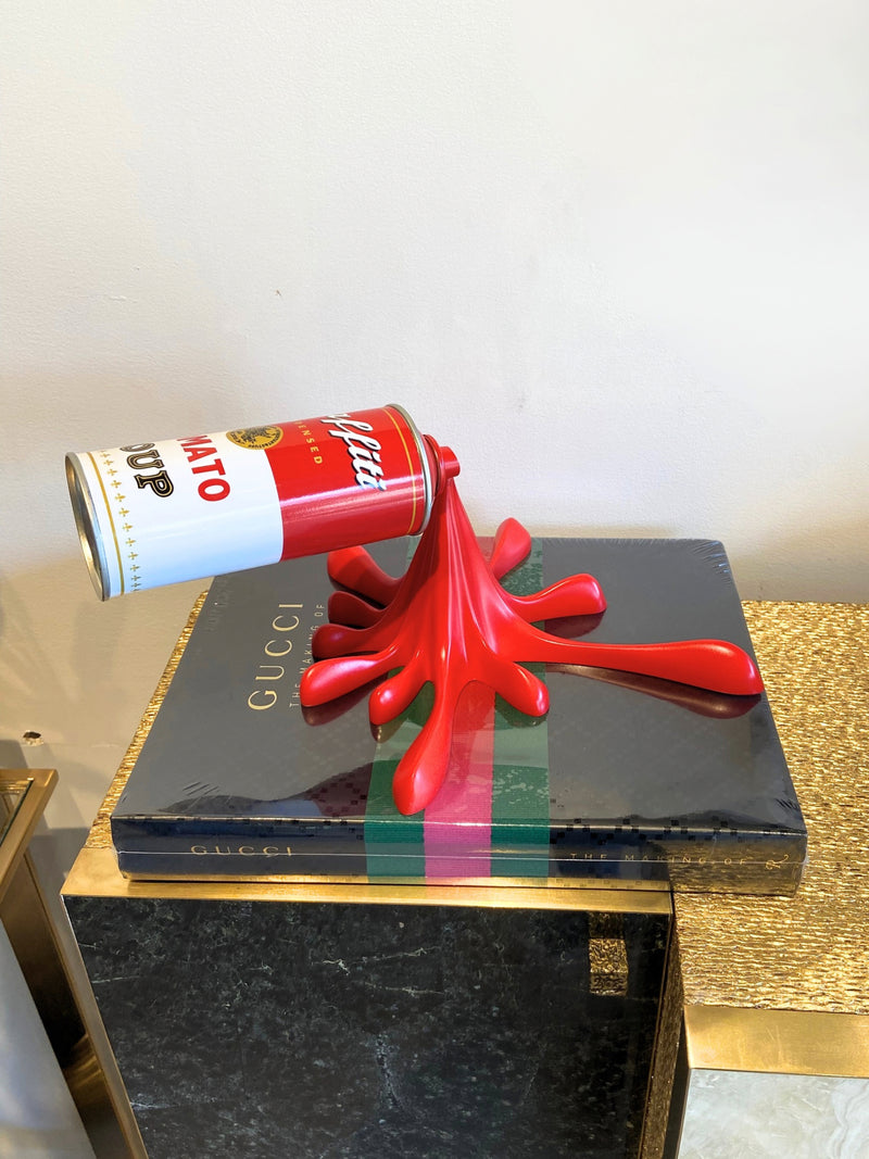 Soup Splash - Spray Can Sculpture