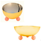 Temari Pink & Gold Footed