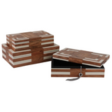 Ivory Resin & Wood Boxes