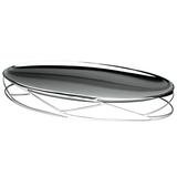 Elevated Oval Stainless Steel Trays