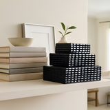 FAUX BAMBOO PIECE BOXES